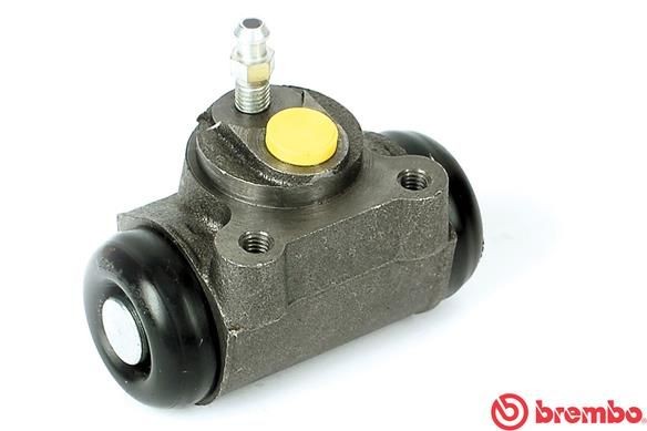 A 12 385 BREMBO Brake wheel cylinder FORD 25,4 mm, Cast Iron, 10 x 1
