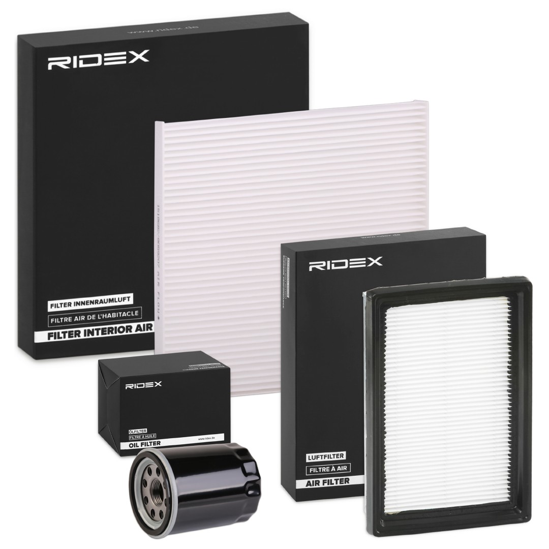 RIDEX 4055F0590 Filter kit Nissan Micra k13 1.2 80 hp Petrol 2022 price