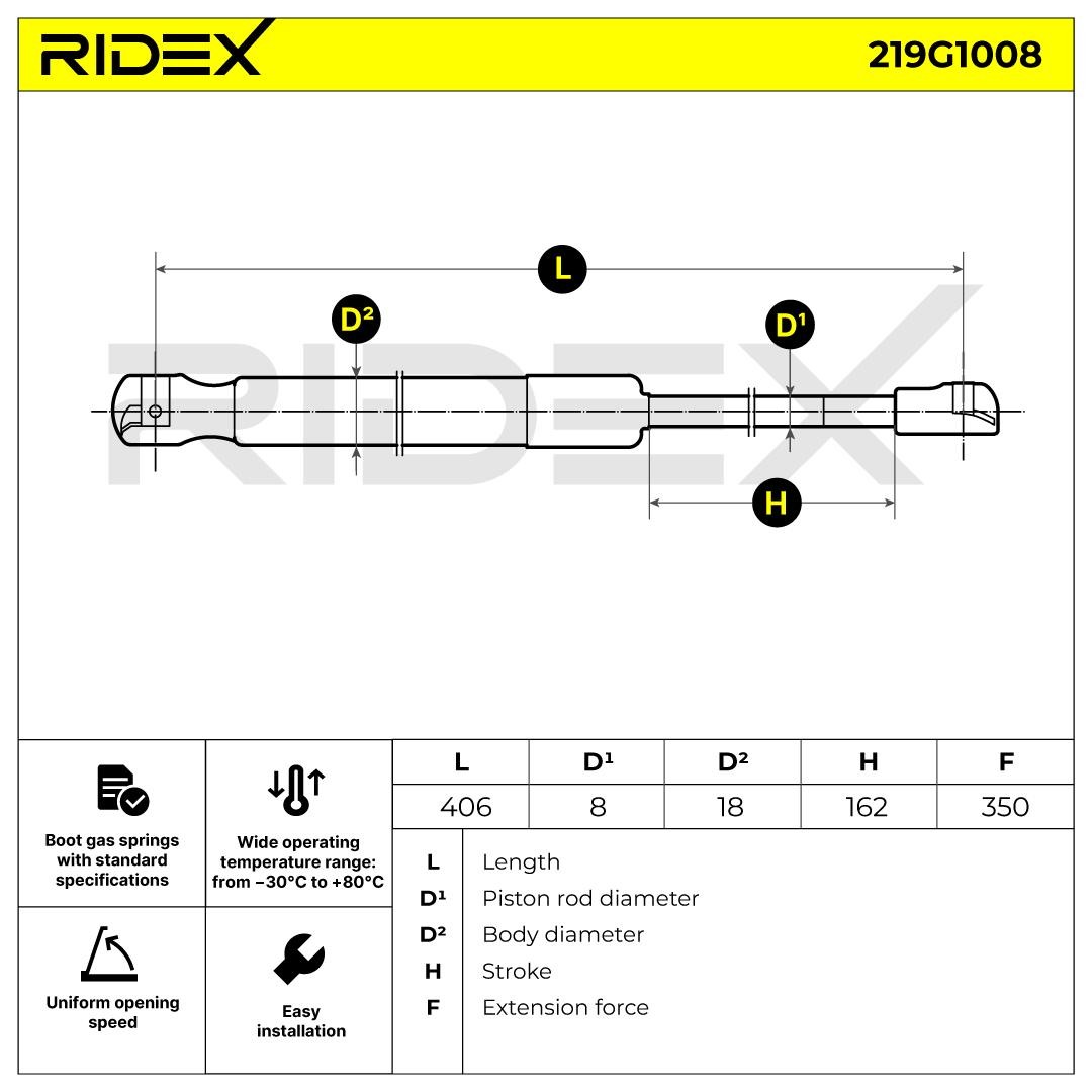 RIDEX Boot struts 219G1008 buy online