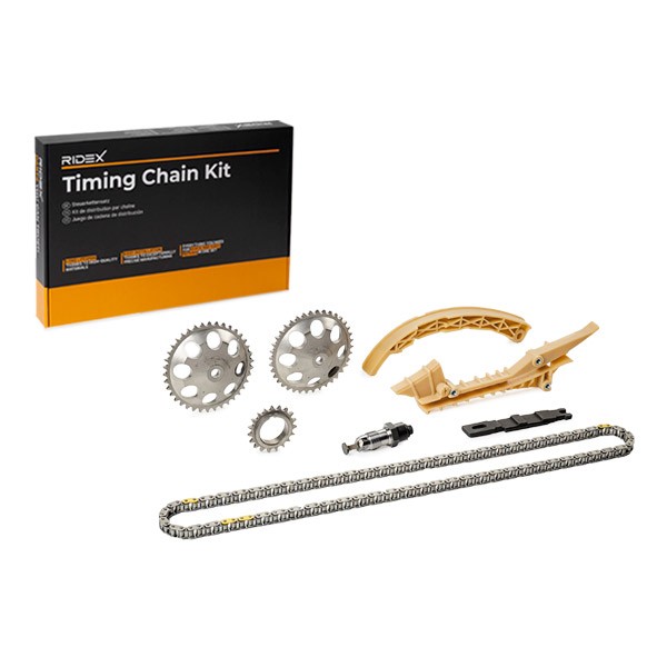 RIDEX 1389T2630 Timing chain kit with gear, Simplex