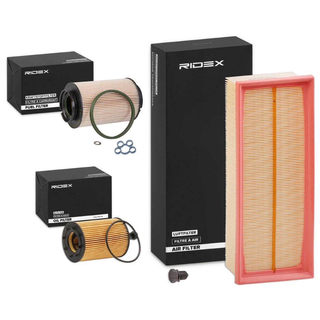 RIDEX 4055F0650 Air filter 1K0129620 F