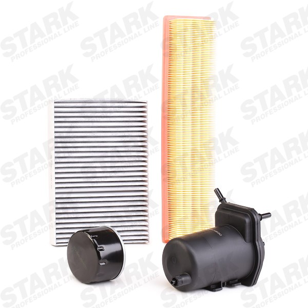 STARK SKFS-18880690 Filter service kit with air filter, without oil drain plug, Activated Carbon Filter, four-piece