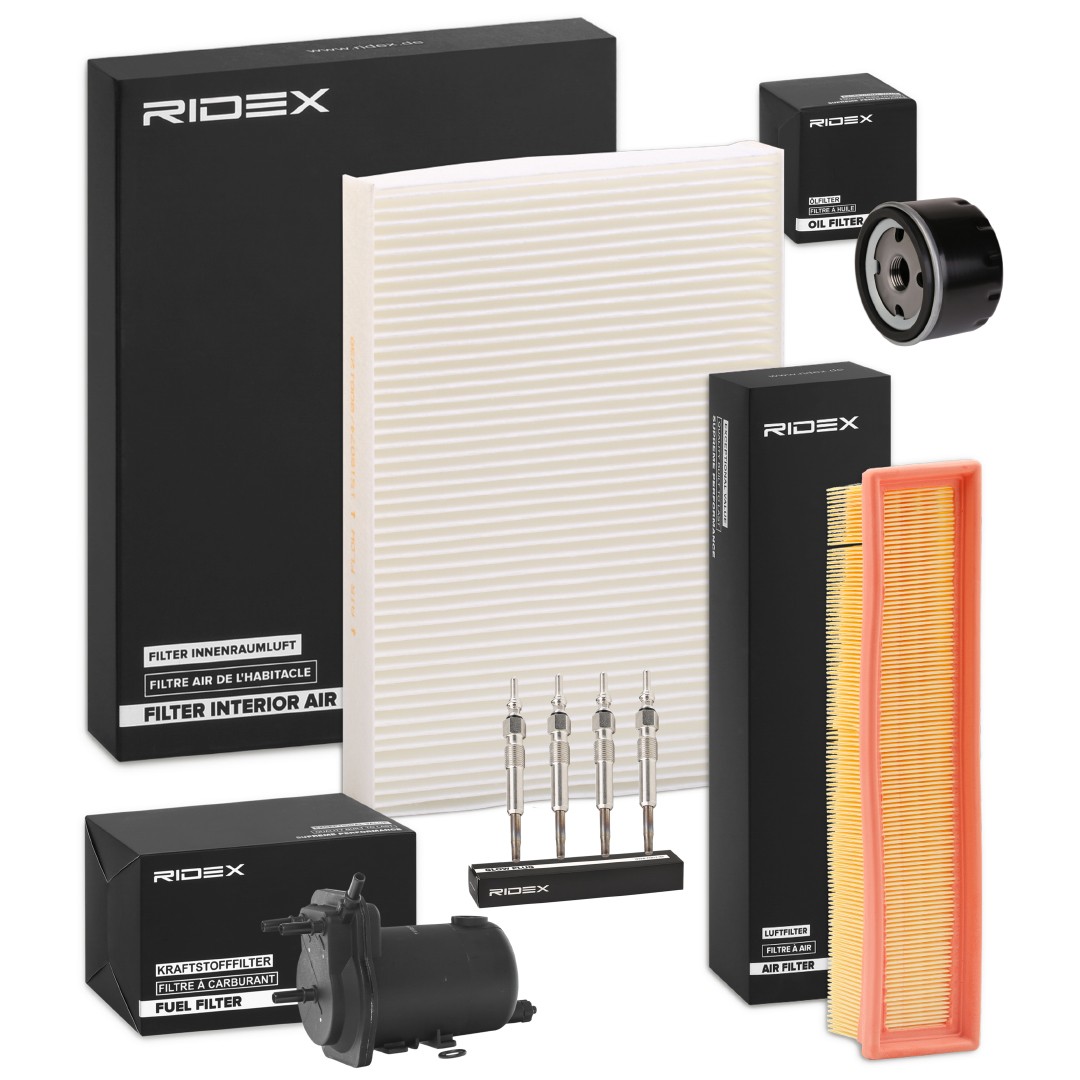 RIDEX 4682P0165 Filter kit 1.072.175.107