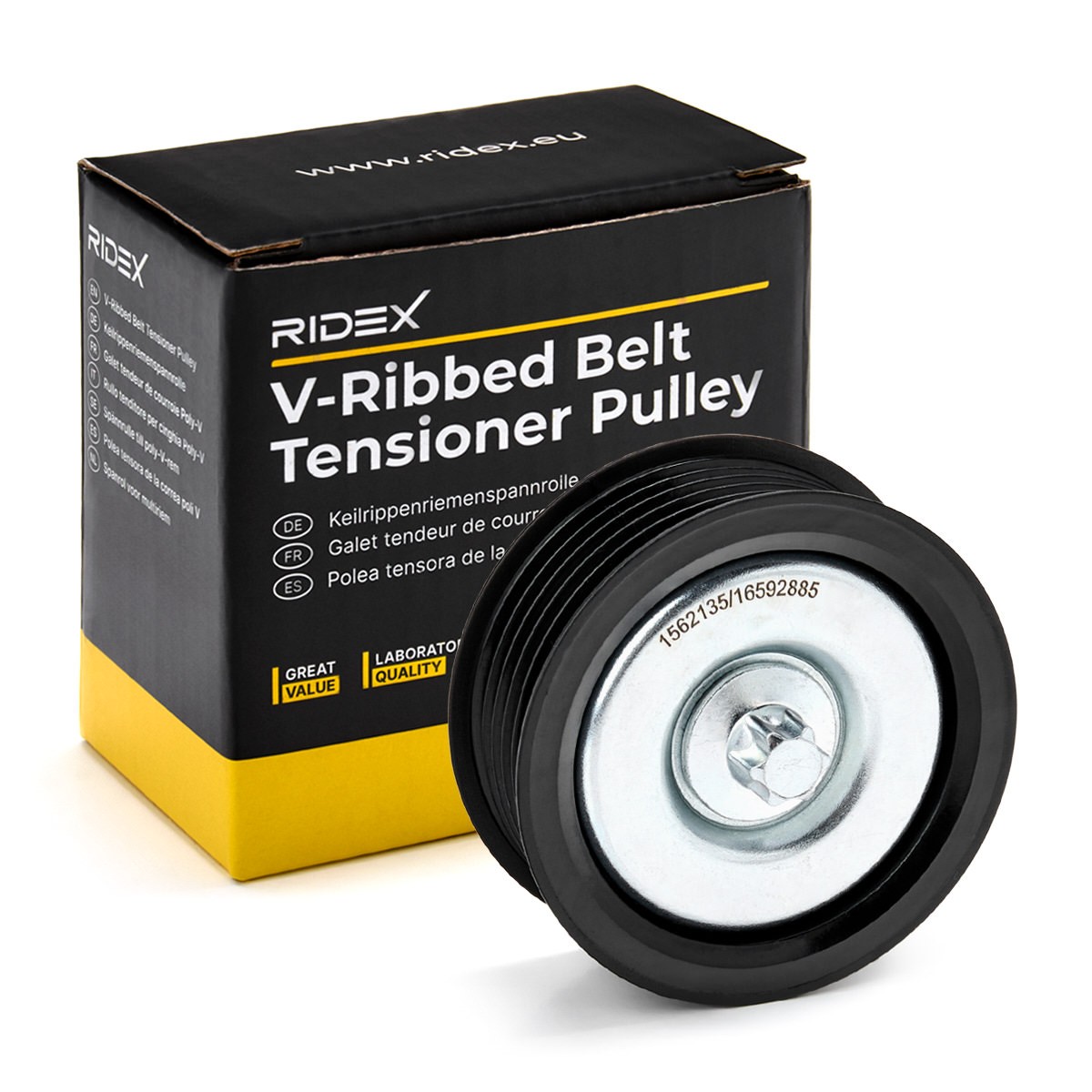 RIDEX 310T0500 Tensioner pulley, v-ribbed belt FIAT TIPO 2016 price