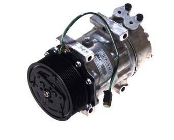 TCCI SD7H15, PAG 46, R 134a, with PAG compressor oil Belt Pulley Ø: 119mm, Number of grooves: 10 AC compressor QP7H15-8275 buy