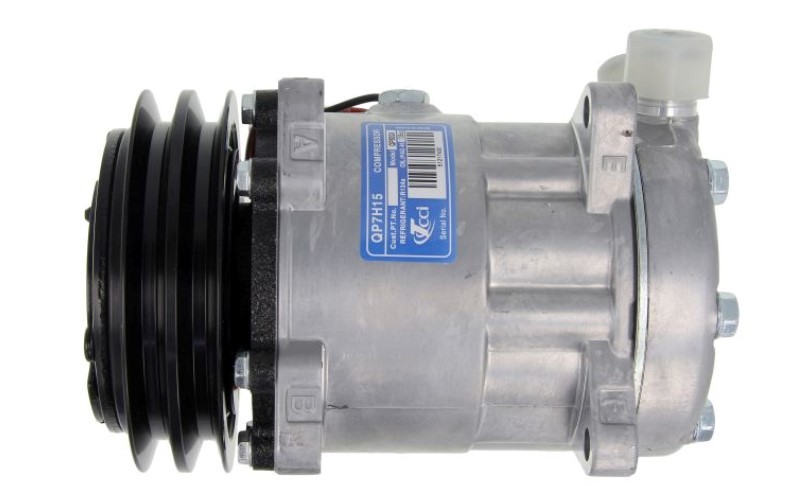 TCCI PAG 100, R 134a, with gaskets/seals Belt Pulley Ø: 132,0mm AC compressor QP7H15-8024 buy