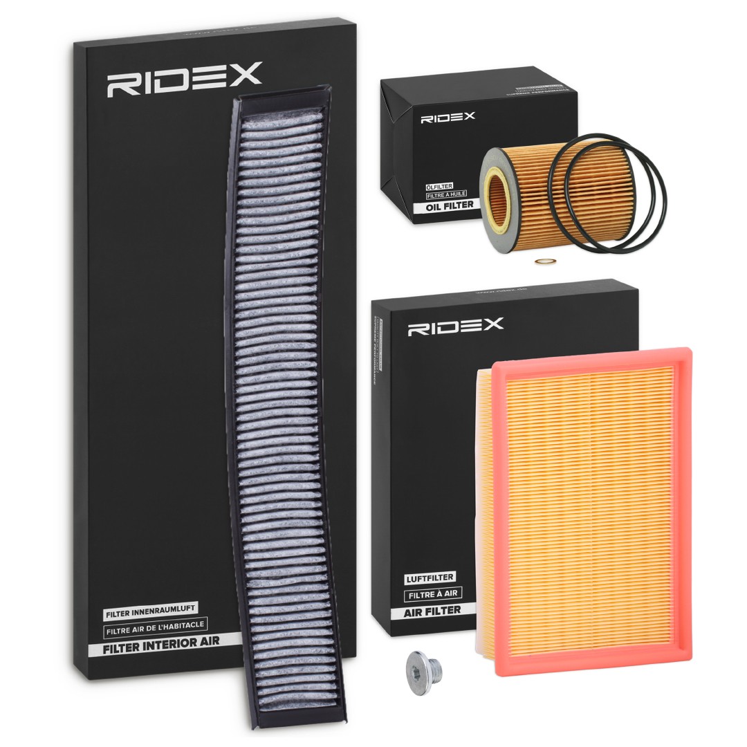 RIDEX 4055F0867 Service kit & filter set BMW 3 Compact (E46) 325 ti 192 hp Petrol 2001 price