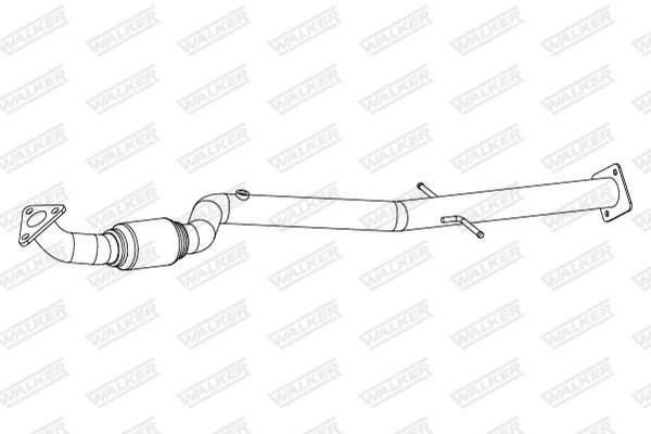 WALKER 10911 Opel ASTRA 2016 Exhaust pipes