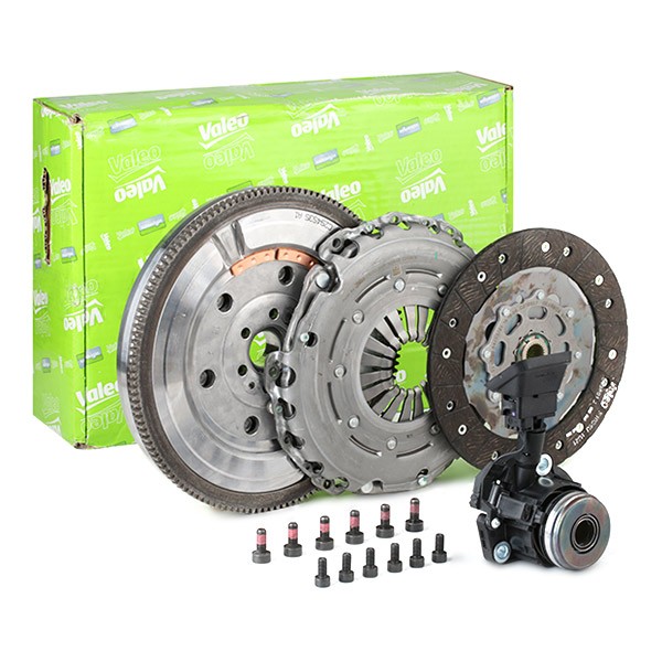 VALEO 837522 Clutch kit with dual-mass flywheel, with central slave cylinder, 235mm