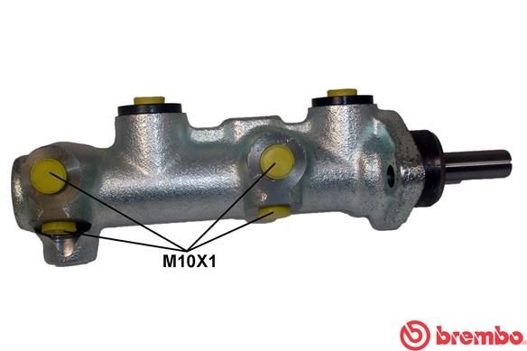 BREMBO Bore Ø: 20,64 mm, Cast Iron, 10 x 1 (4) Master cylinder M A6 001 buy