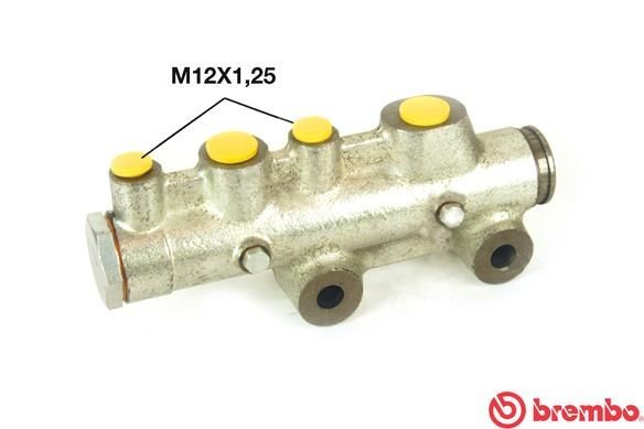 BREMBO Bore Ø: 25,4 mm, Cast Iron, 12 x 1,25 (2) Master cylinder M A6 005 buy