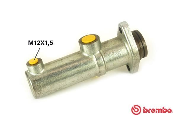 BREMBO M A6 008 Brake master cylinder Bore Ø: 31,75 mm, Cast Iron, 12 x 1,5 (1)