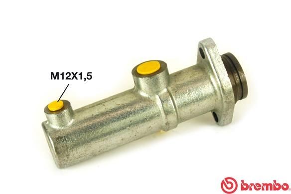 BREMBO M A6 009 Brake master cylinder Bore Ø: 33,33 mm, Cast Iron, 12 x 1,5 (1)