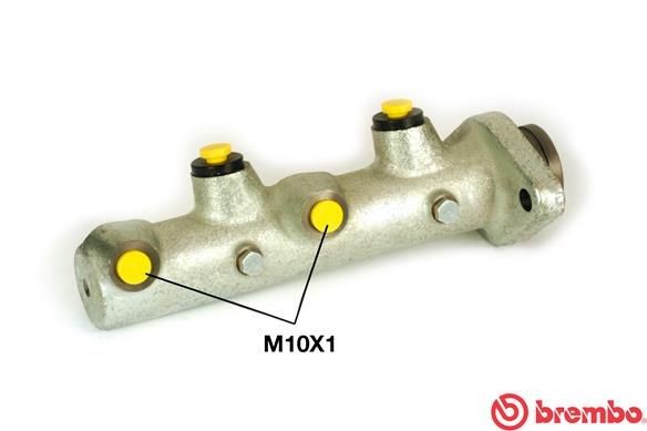 BREMBO Bore Ø: 28,57 mm, Cast Iron, 10 x 1 (2) Master cylinder M A6 012 buy