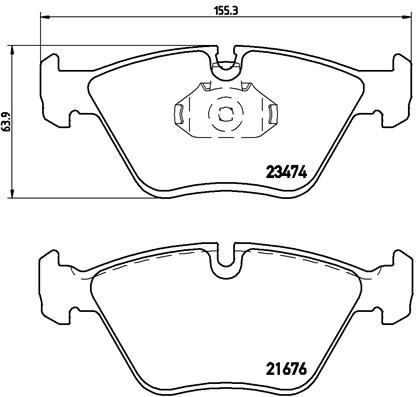 21676 BREMBO P06042 Timing case gasket BMW 3 Convertible (E46) M3 343 hp Petrol 2005 price