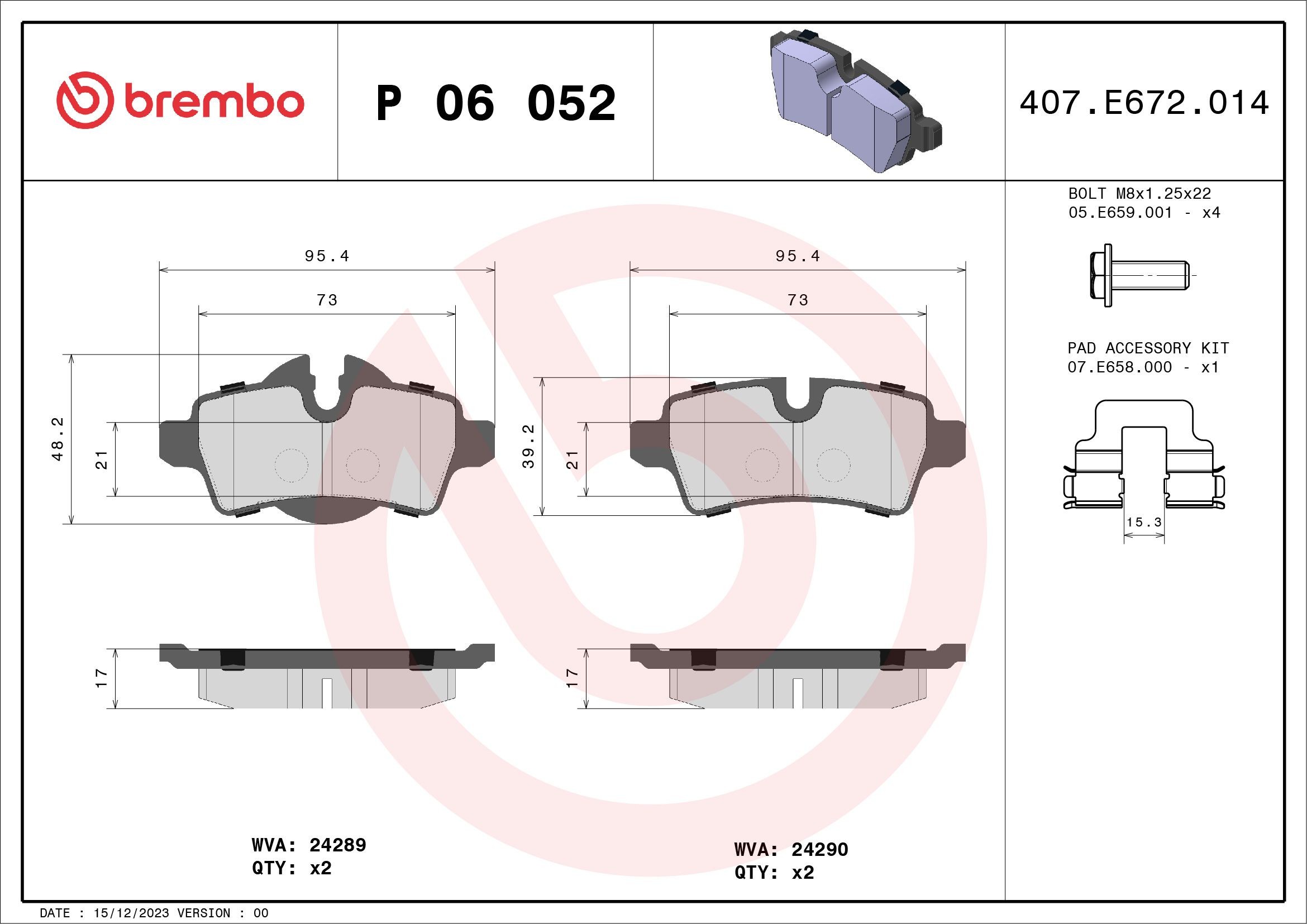 P06052 Bremssteine BREMBO Erfahrung