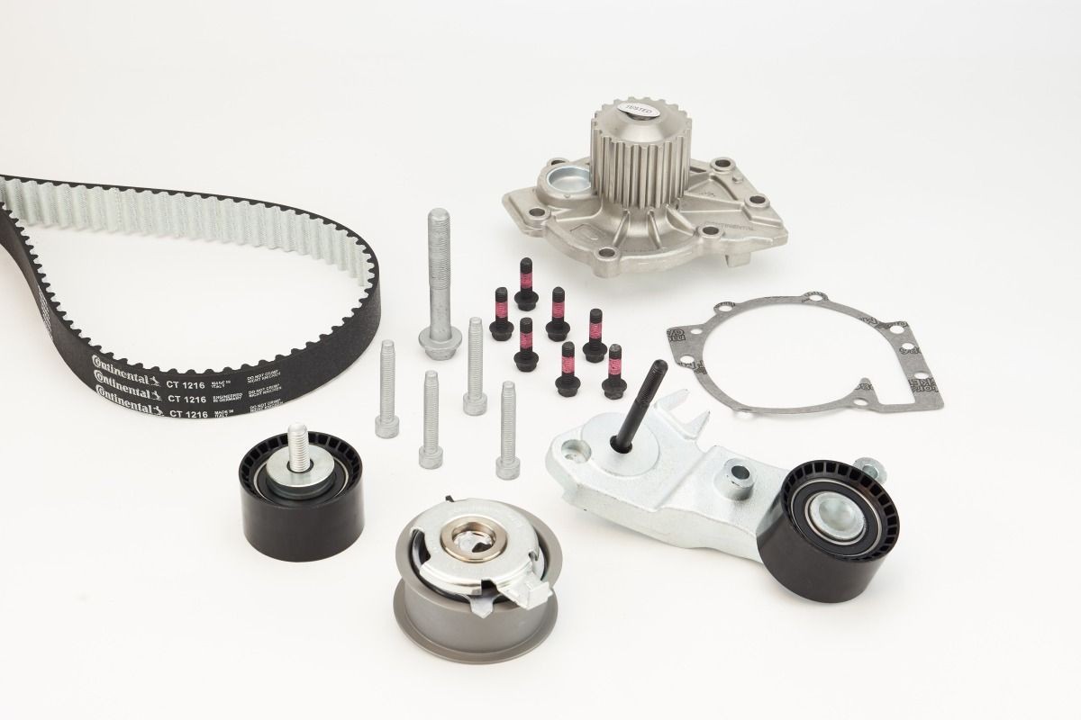 Water pump + timing belt kit CONTITECH Number of Teeth: 155 - CT1216WP2