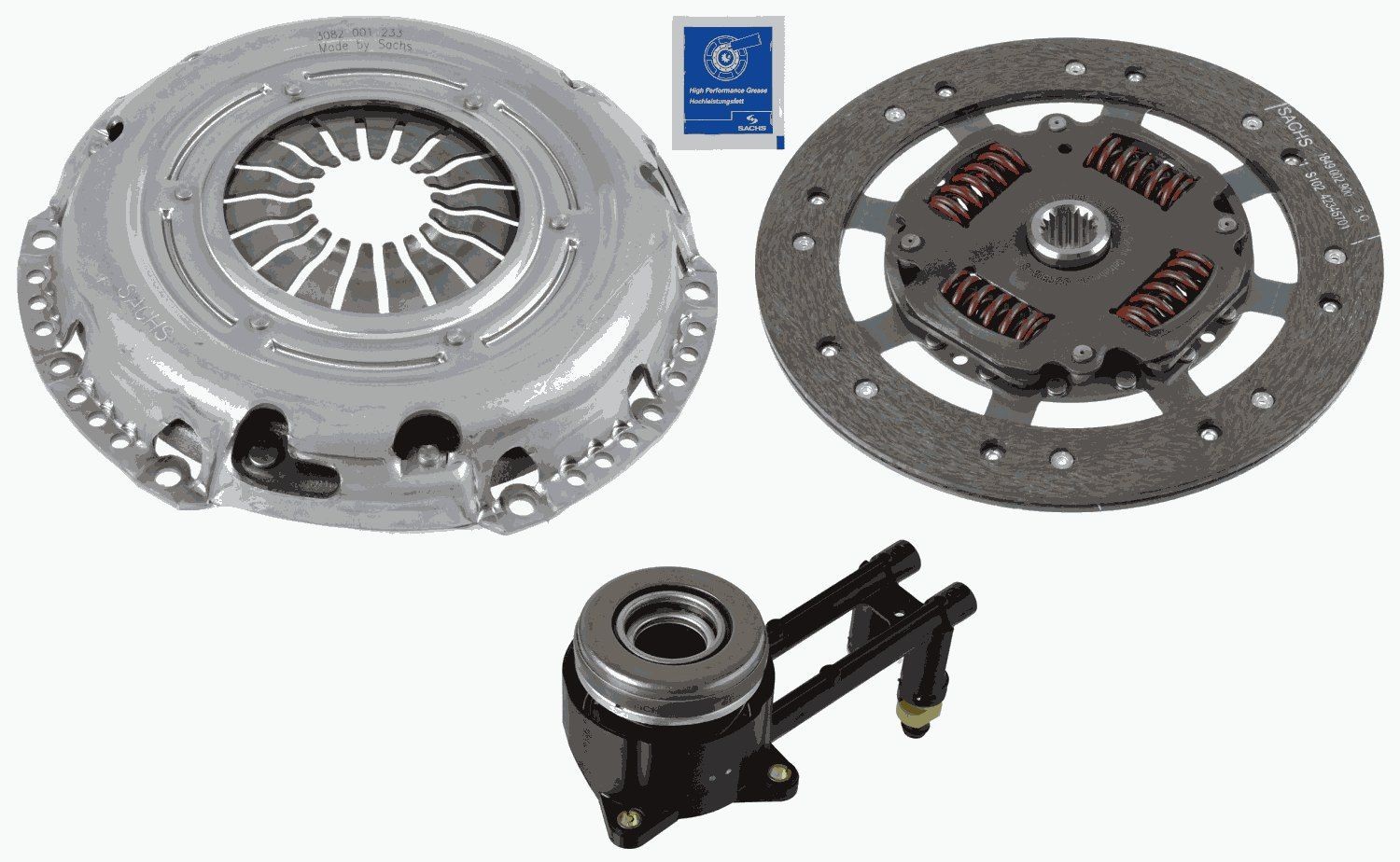 Great value for money - SACHS Clutch kit 3000 990 531