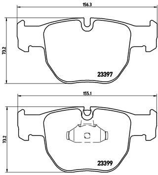 P44012 Set of brake pads D992 7893 BREMBO prepared for wear indicator, with piston clip, with anti-squeak plate, without accessories