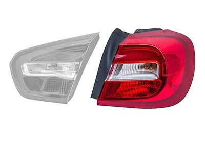 VAN WEZEL Right, Outer section, without bulb holder Tail light 2930932 buy