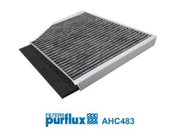 PURFLUX AHC483 Pollen filter Activated Carbon Filter, 260 mm x 245 mm x 40 mm