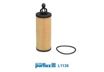 Original L1136 PURFLUX Oil filters JEEP