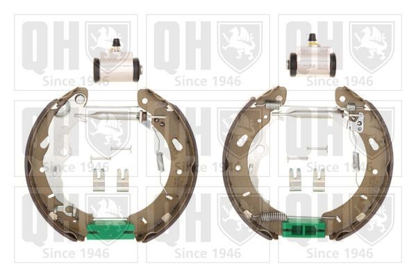QUINTON HAZELL with mounting manual Brake Set, drum brakes BS1203K1 buy