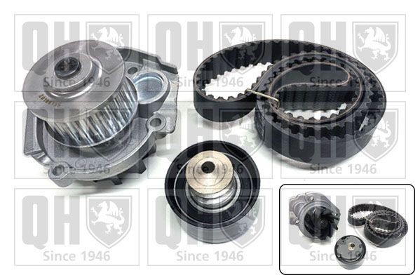 Dodge Water pump and timing belt kit QUINTON HAZELL QBPK9130 at a good price