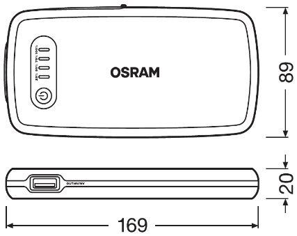 OSRAM Auto-Ladegeräte / Prüfgeräte / Starthilfe - OBSL200 
