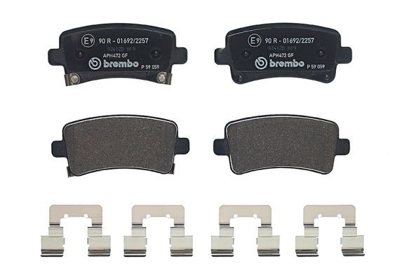 BREMBO Brake pad set, disc brake 24421 buy online