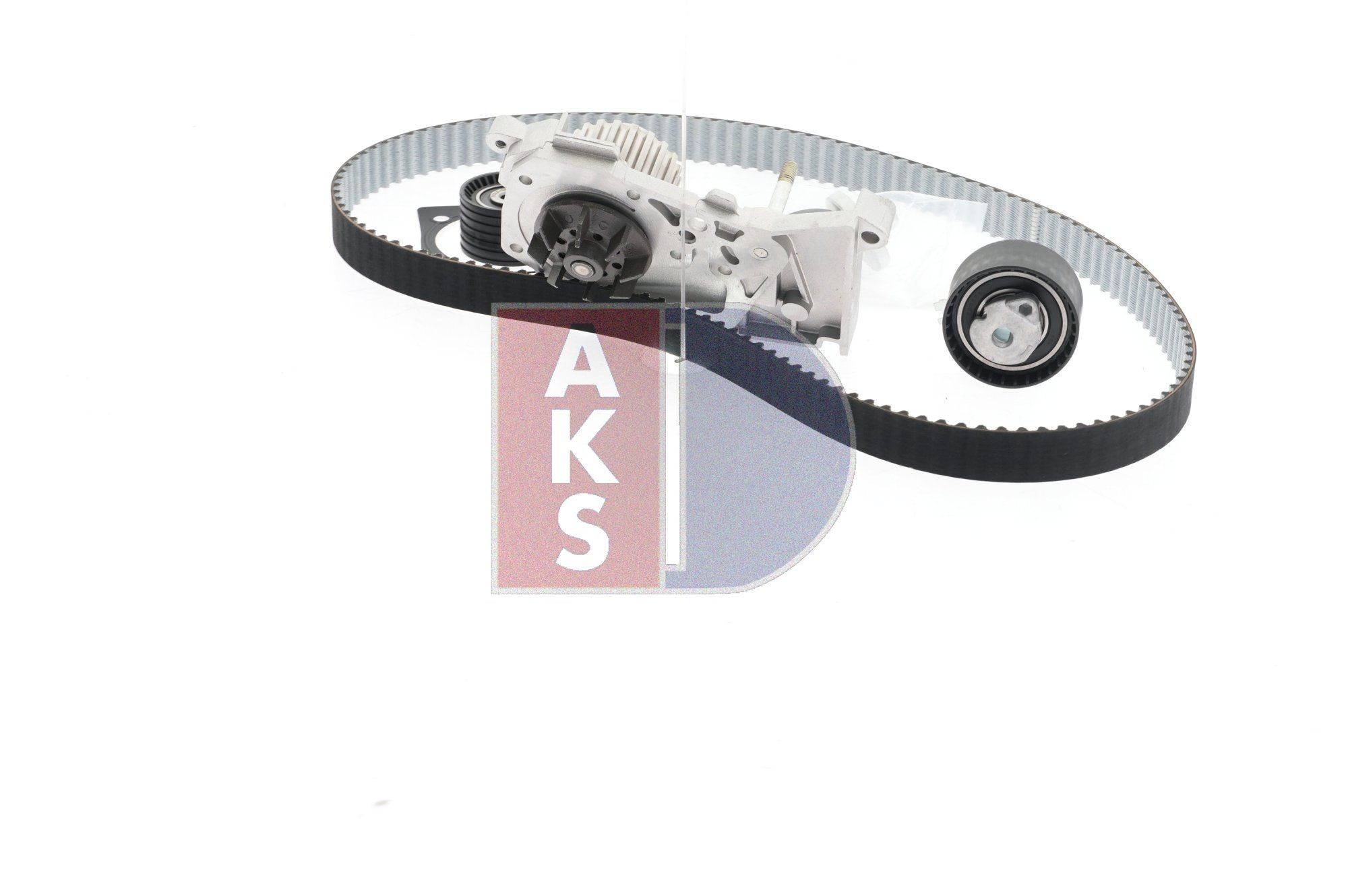AKS DASIS 570292N Water pump + timing belt kit Number of Teeth: 132, Width: 27,0 mm