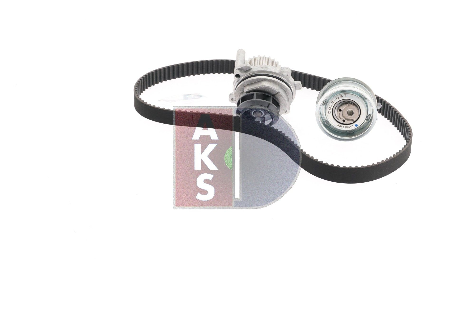 AKS DASIS 570296N Water pump + timing belt kit Number of Teeth: 138, Width: 23,0 mm