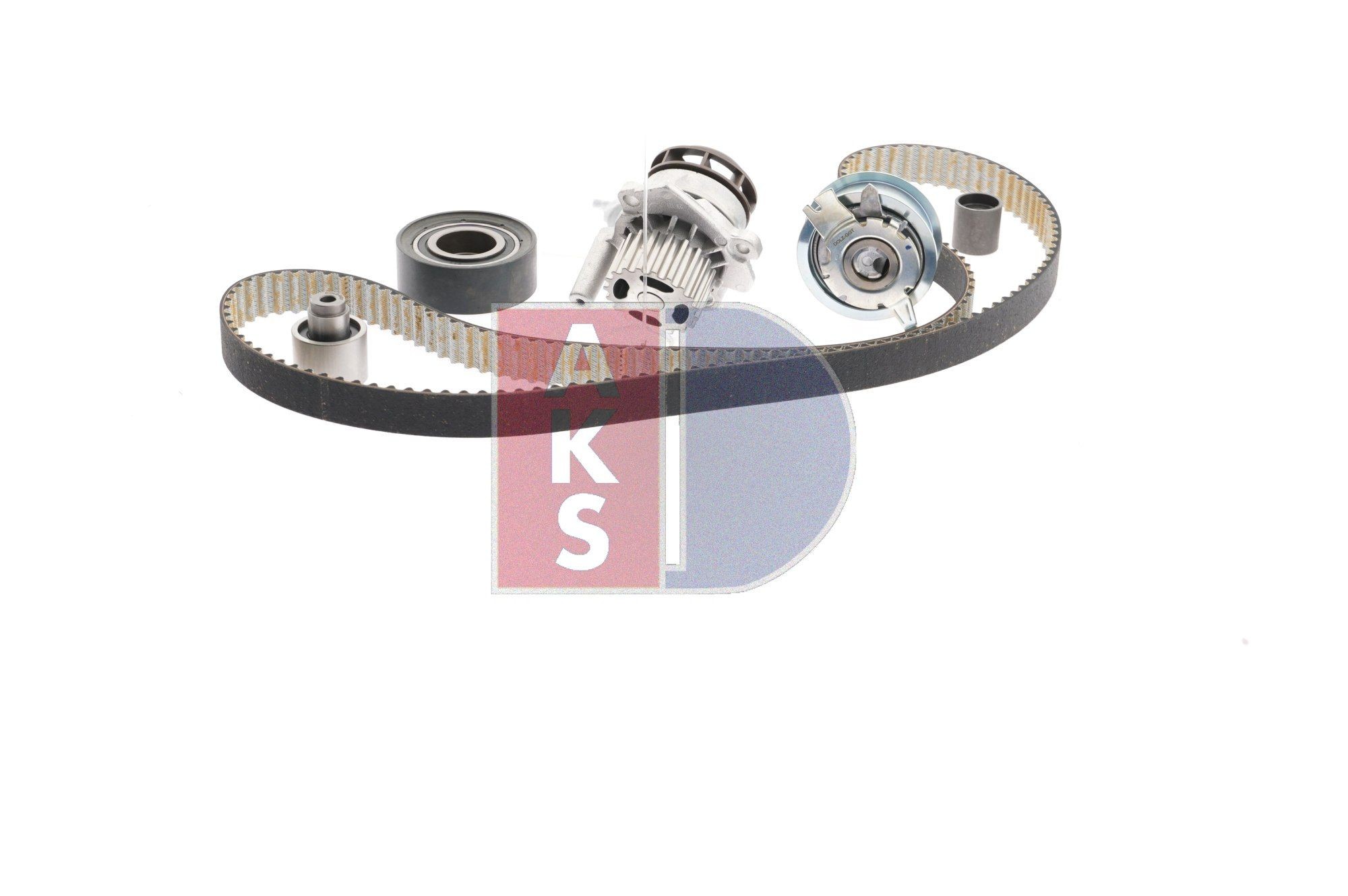 AKS DASIS 570330N Water pump + timing belt kit Number of Teeth: 160, Width: 25,0 mm