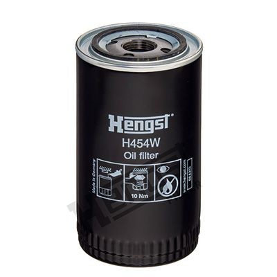 HENGST FILTER H454W Oil filter 1-12 UNF, Spin-on Filter