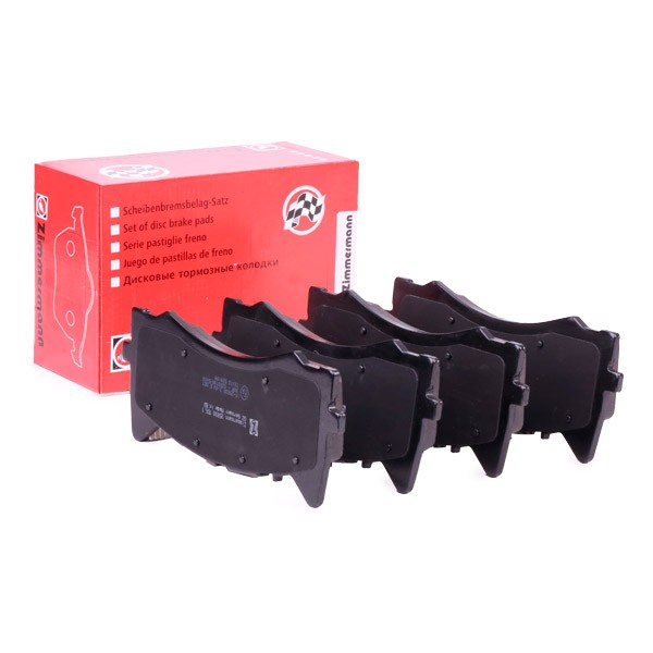 25838.155.1 Set of brake pads 25838 ZIMMERMANN prepared for wear indicator, Photo corresponds to scope of supply