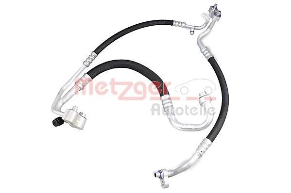 METZGER High- / Low Pressure Line, air conditioning 2360119