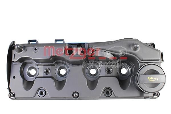 METZGER 2389162 Rocker cover with gaskets/seals, with bolts/screws, with cap