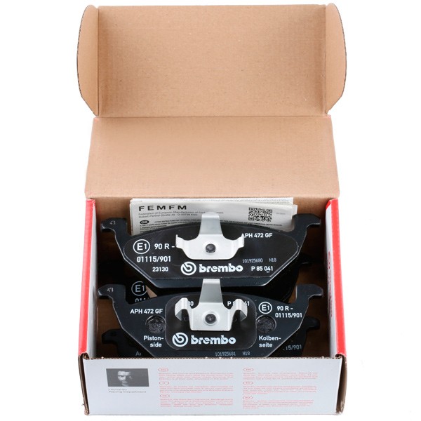 P85041 Disc brake pads PRIME LINE BREMBO 23131 review and test