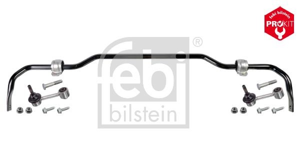 FEBI BILSTEIN 175042 Anti roll bar Rear Axle, with rubber mounts, with coupling rod