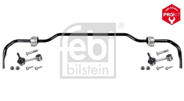 175046 FEBI BILSTEIN Sway bar VOLVO Rear Axle, with rubber mounts, with coupling rod