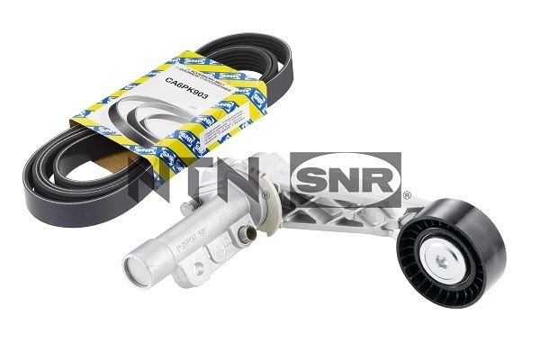 Original SNR Auxiliary belt KA859.40 for VW TOURAN