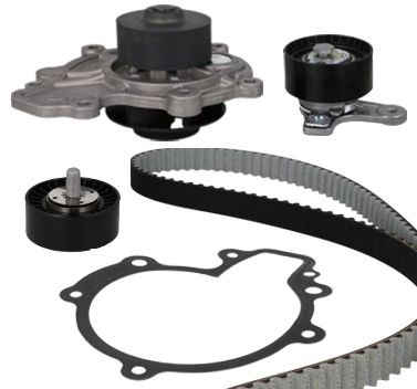 METELLI 30-1068-1 Water pump and timing belt kit Width 1: 22 mm, for toothed belt drive
