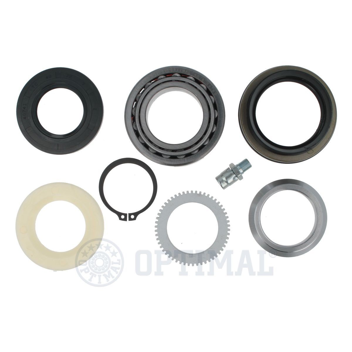 OPTIMAL 962749L Wheel bearing kit with attachment material, with fastening material