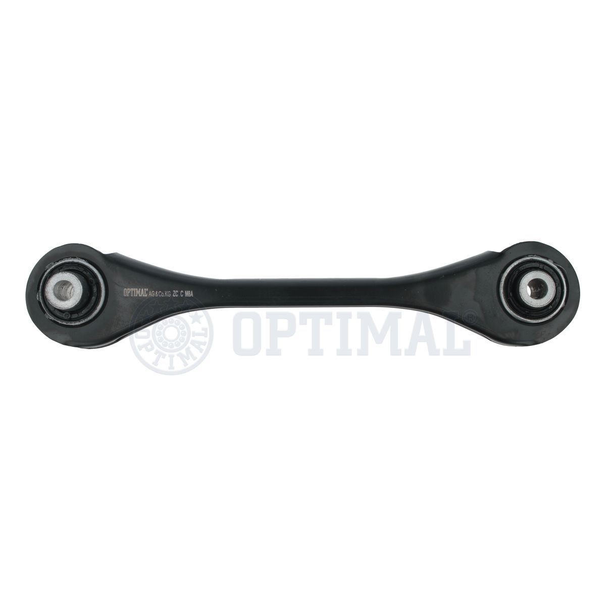 OPTIMAL with rubber mount, Rear Axle, Lower, Front, both sides, Control Arm, Sheet Steel Control arm G5-2093 buy