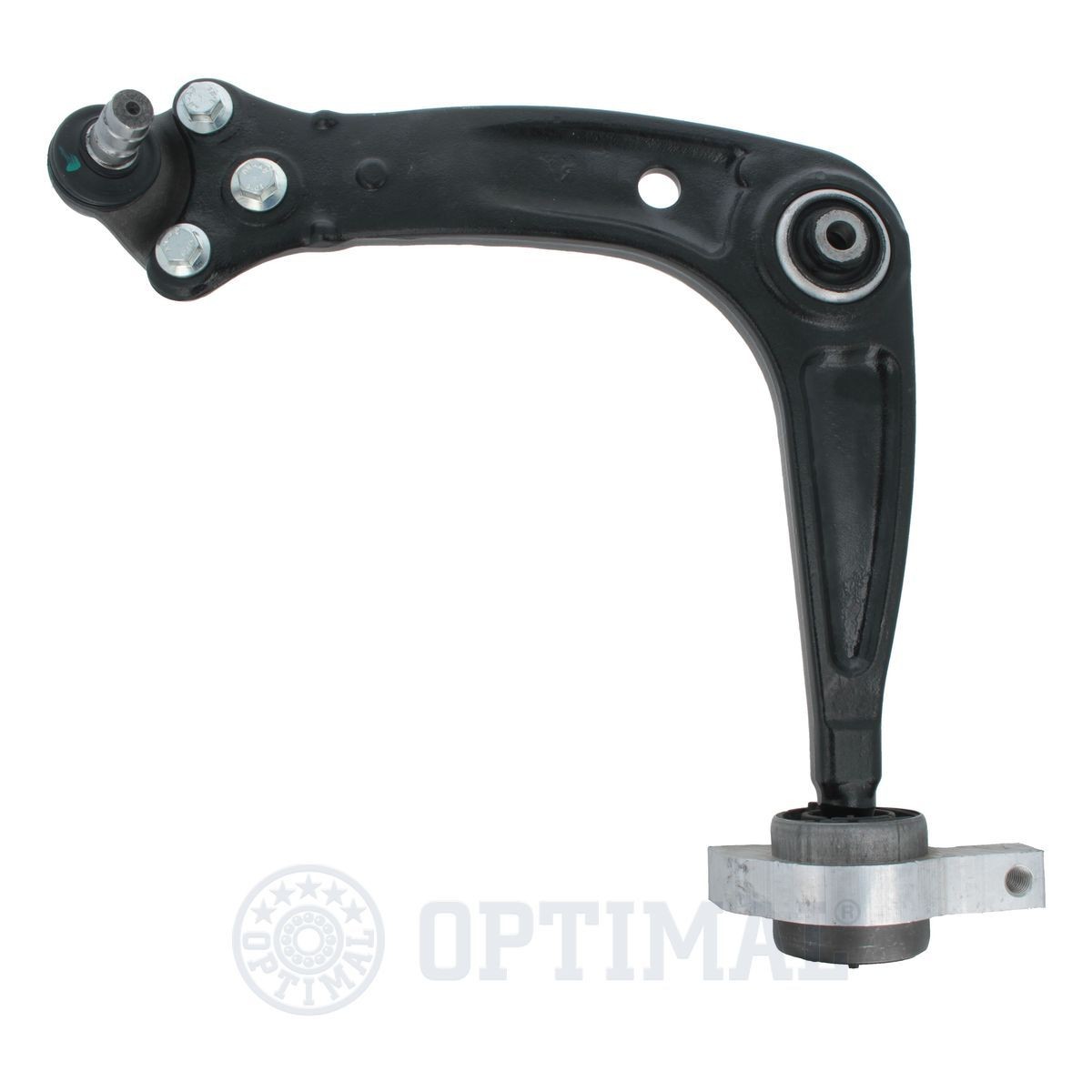 OPTIMAL with holder, with ball joint, with rubber mount, Lower, Front Axle, Left, Control Arm, Cast Steel Control arm G6-2086S buy