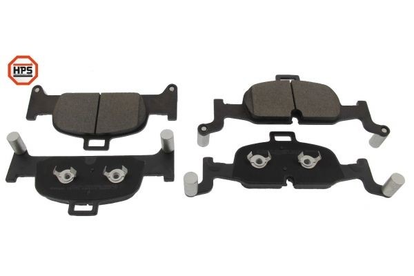 MAPCO Front Axle, prepared for wear indicator, excl. wear warning contact Height 1: 99mm, Height 2: 99,2mm, Width 1: 210mm, Width 2 [mm]: 252mm, Thickness 1: 16,2mm, Thickness 2: 16,2mm Brake pads 6015HPS buy