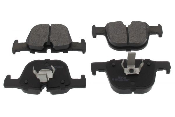 MAPCO 6668 Brake pad set Rear Axle, prepared for wear indicator, excl. wear warning contact