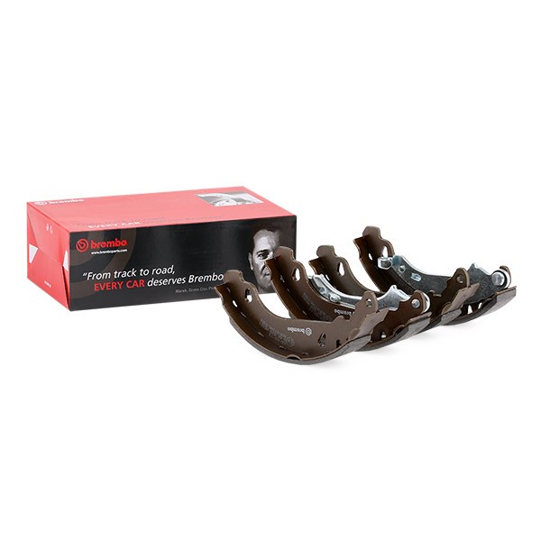 Image of BREMBO Brake Shoes PEUGEOT S 61 525 42418L,4241K5,4241N1 Brake Shoe Set,Brake Lining 4242K5