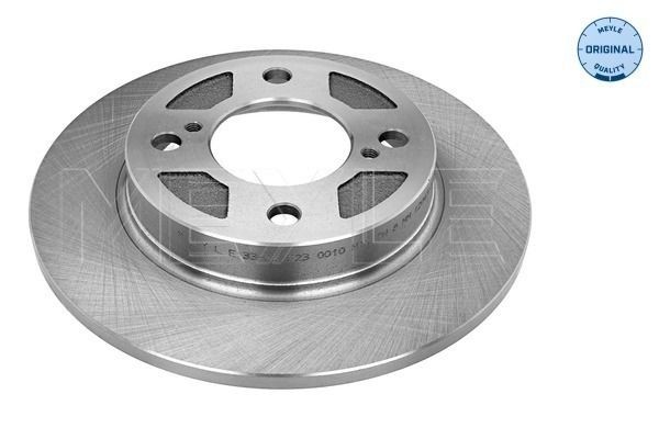MBD2357 MEYLE Rear Axle, 228x9mm, 4x100, solid Ø: 228mm, Num. of holes: 4, Brake Disc Thickness: 9mm Brake rotor 33-15 523 0010 buy