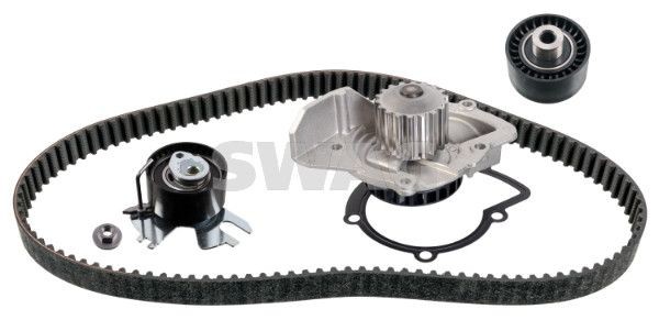 SWAG 33101663 Timing belt kit with water pump Ford Kuga Mk2 2.0 TDCi 120 hp Diesel 2015 price